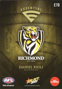 2023 Select AFL Footy Stars - Essentials #E70 Daniel Rioli Back